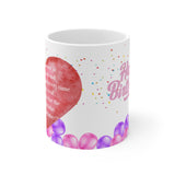 Happy Birthday!!!White Ceramic Mug