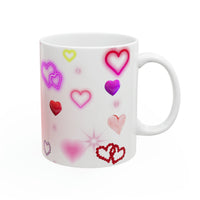 Cute Little Hearts Ceramic Mug 11oz