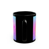 Swan  Black Mug