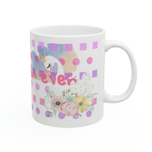 Swans For Ever Ceramic Mug 11oz
