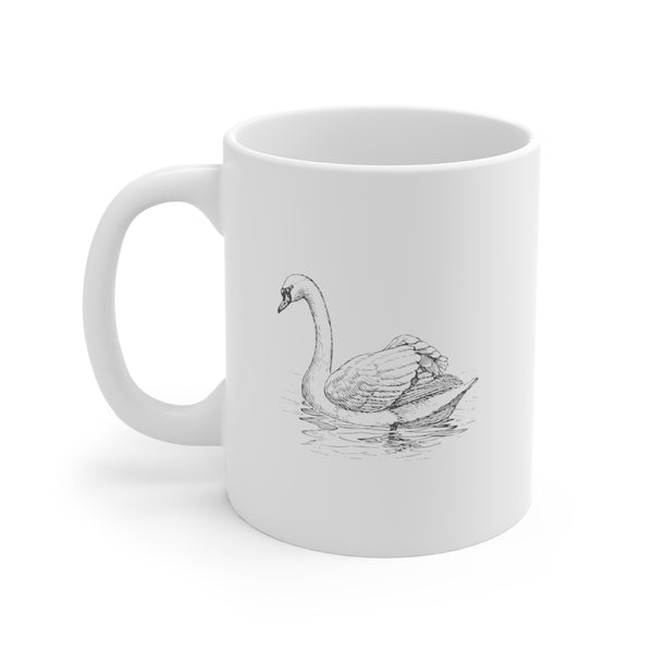 Wonderfull Swan White Mug