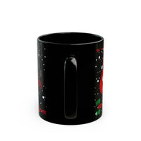 Santa Claus Black Mug