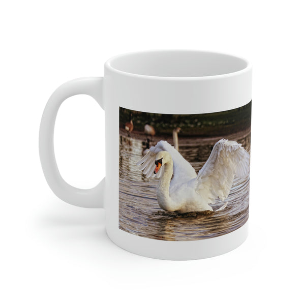 Swan Ceramic Mug 11oz