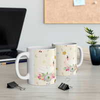 Charming Swan White Mug 11oz