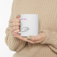 I Love Swan White Ceramic Mug New
