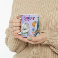 Un Cygne à Paris Ceramic Mug 11oz The swan around the world
