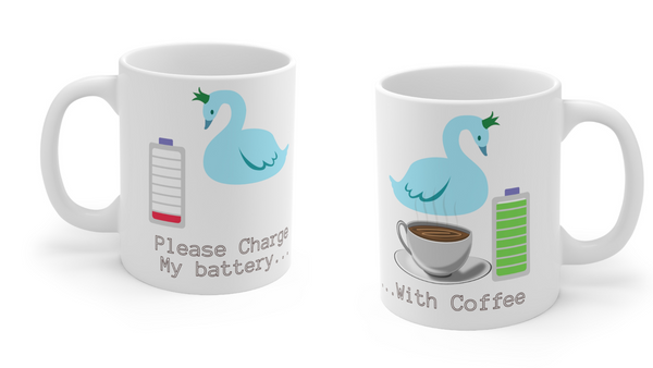 Please Charge my Battery  Ceramic Mug 11oz