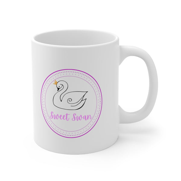 Beautiful Sweet Swan  white  Mug