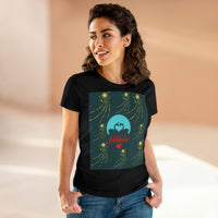 Happy Valentines Women's Midweight Cotton Tee