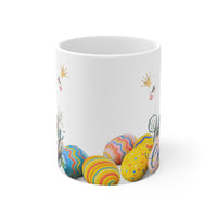 Happy Easter Swan Ceramic Coffee Mug