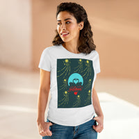 Happy Valentines Women's Midweight Cotton Tee