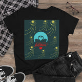 Happy Valentines Women's Midweight Cotton Tee