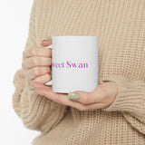 Beautiful Sweet Swan  white  Mug