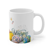 Happy Easter Swan Ceramic Coffee Mug