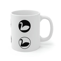 Black and white swans