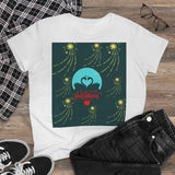 Happy Valentines Women's Midweight Cotton Tee