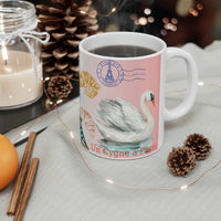 Un Cygne à Paris Ceramic Mug 11oz The swan around the world