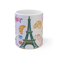 Un Cygne à Paris Ceramic Mug 11oz The swan around the world