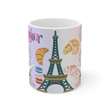 Un Cygne à Paris Ceramic Mug 11oz The swan around the world