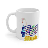 Music love swan