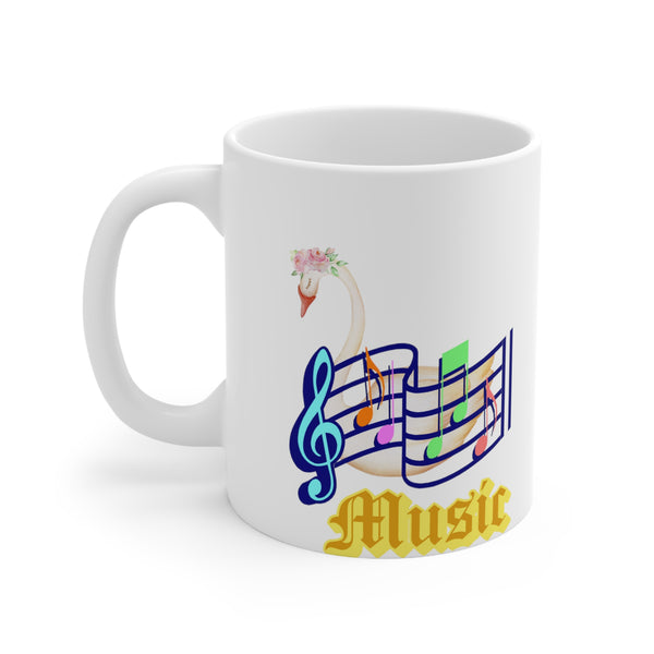 Music love swan