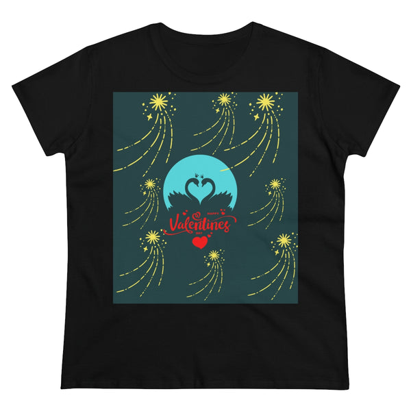 Happy Valentines Women's Midweight Cotton Tee