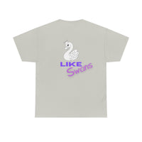 KEEP Swimming Swan  Unisex Heavy Cotton Tee