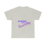 KEEP Swimming Swan  Unisex Heavy Cotton Tee