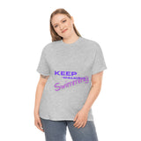 KEEP Swimming Swan  Unisex Heavy Cotton Tee