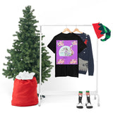 Flower swan Unisex Heavy Cotton Tee