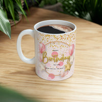 Birthday Mug with swan