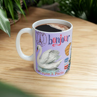 Un Cygne à Paris Ceramic Mug 11oz The swan around the world
