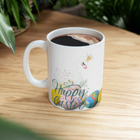 Happy Easter Swan Ceramic Coffee Mug