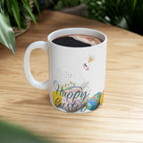 Happy Easter Swan Ceramic Coffee Mug