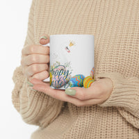 Happy Easter Swan Ceramic Coffee Mug