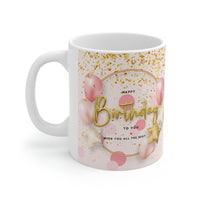 Birthday Mug with swan